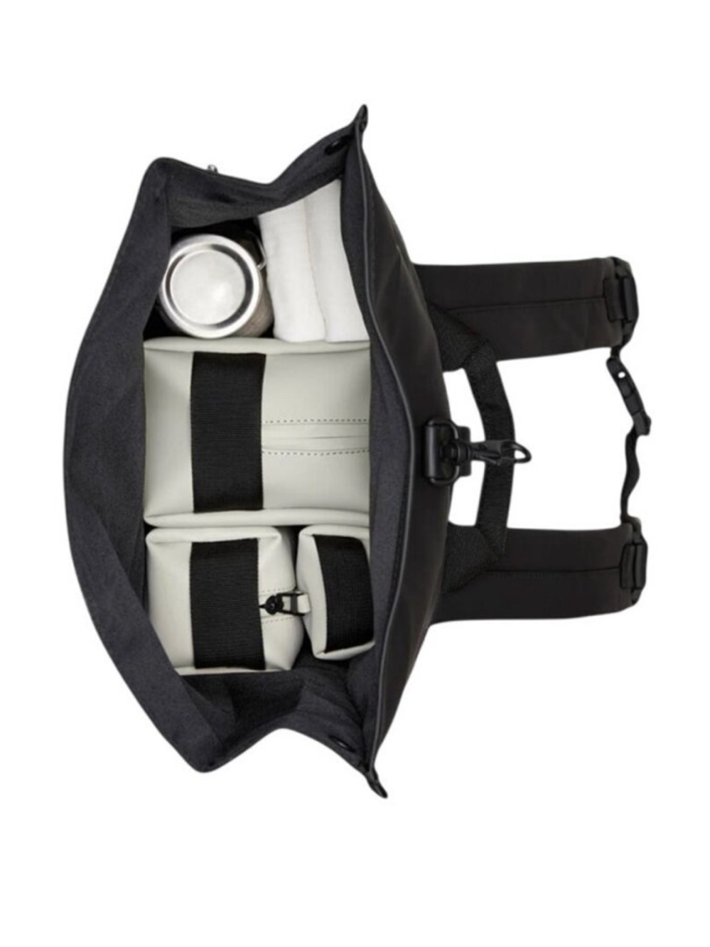 RAINS Rolltop Rucksack Backpack - Picture 4 of 16